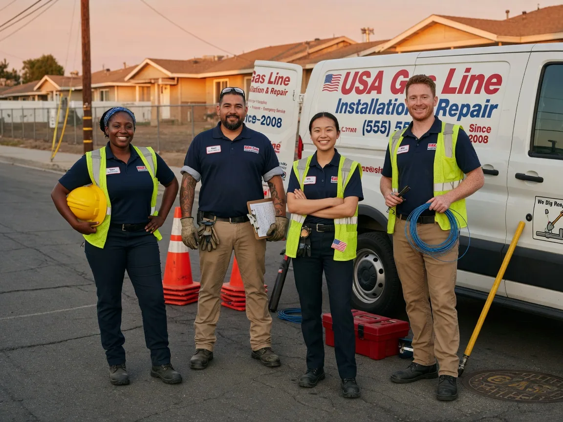 Gas Line Installation company in Sandoval, IL